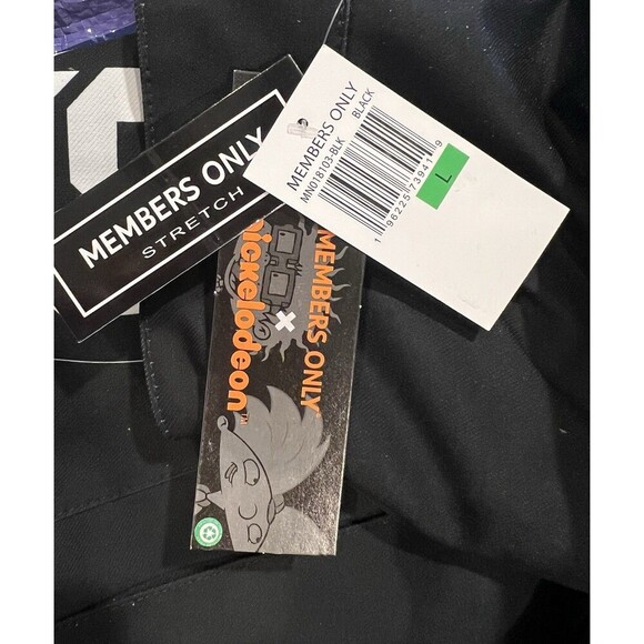 NICKELODEON Hey Arnold X MEMBERS ONLY Black Graphic Jacket Men’s Unisex Size L - Picture 11 of 11